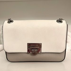 Michael Kors White and Grey Purse